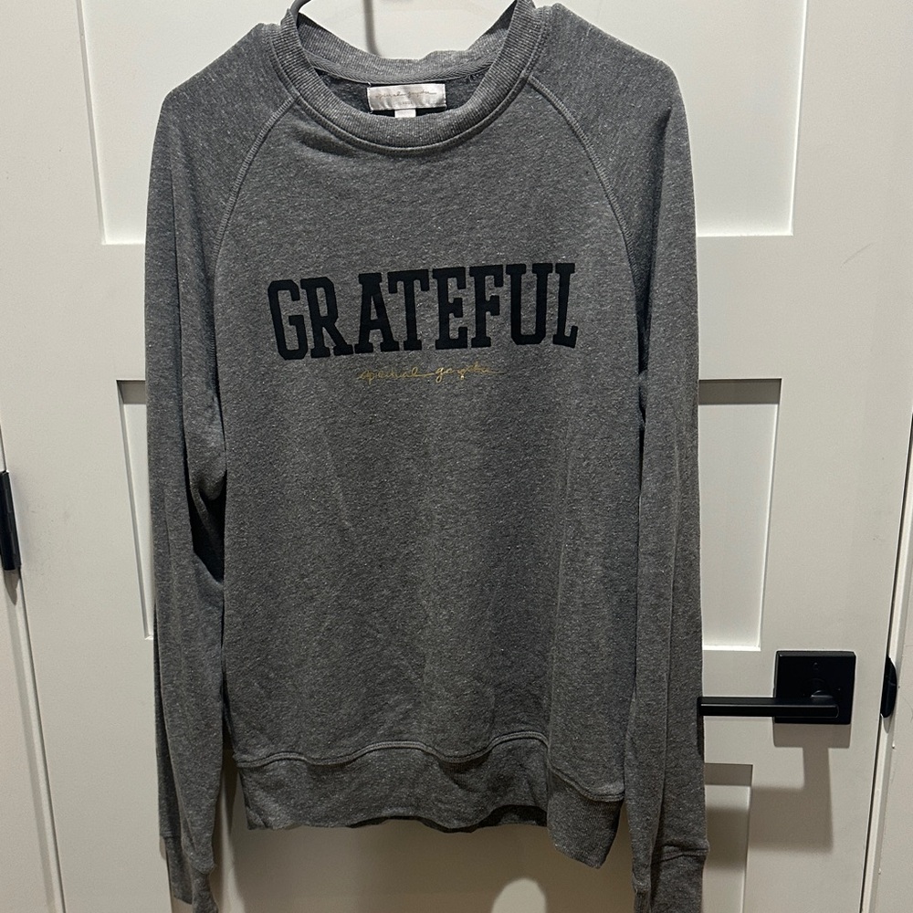 Spiritual Gangster Gray Grateful Sweater